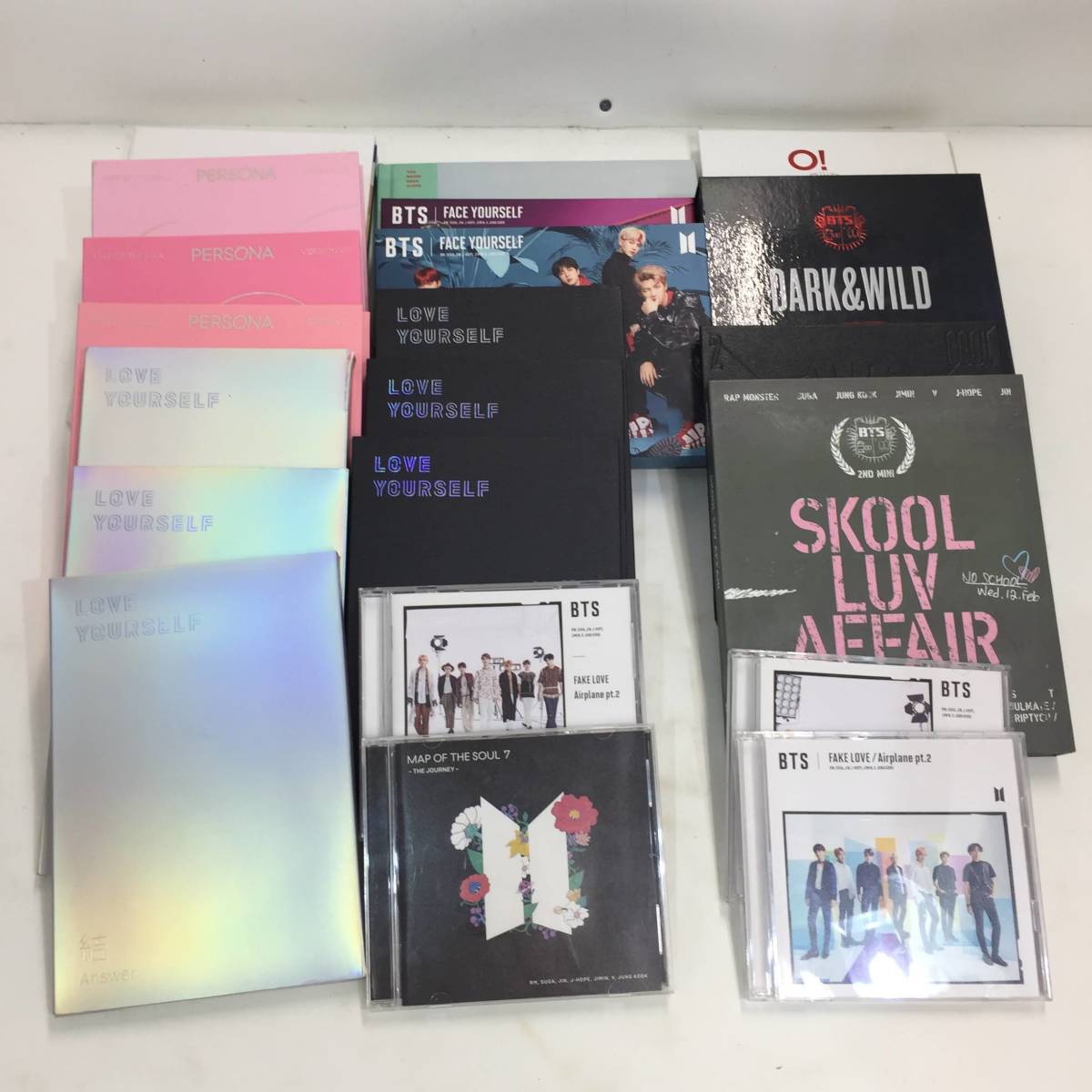 BTS CD DVD 21本 まとめ売り 重複あり LOVE YOURSELF/PERSONA/FACE 