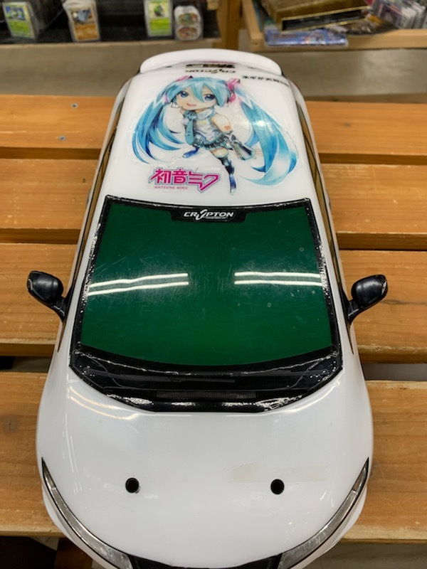 タミヤ 1/10電動RC シビック 痛車 初音ミク ボディ 電飾加工カスタム 訳