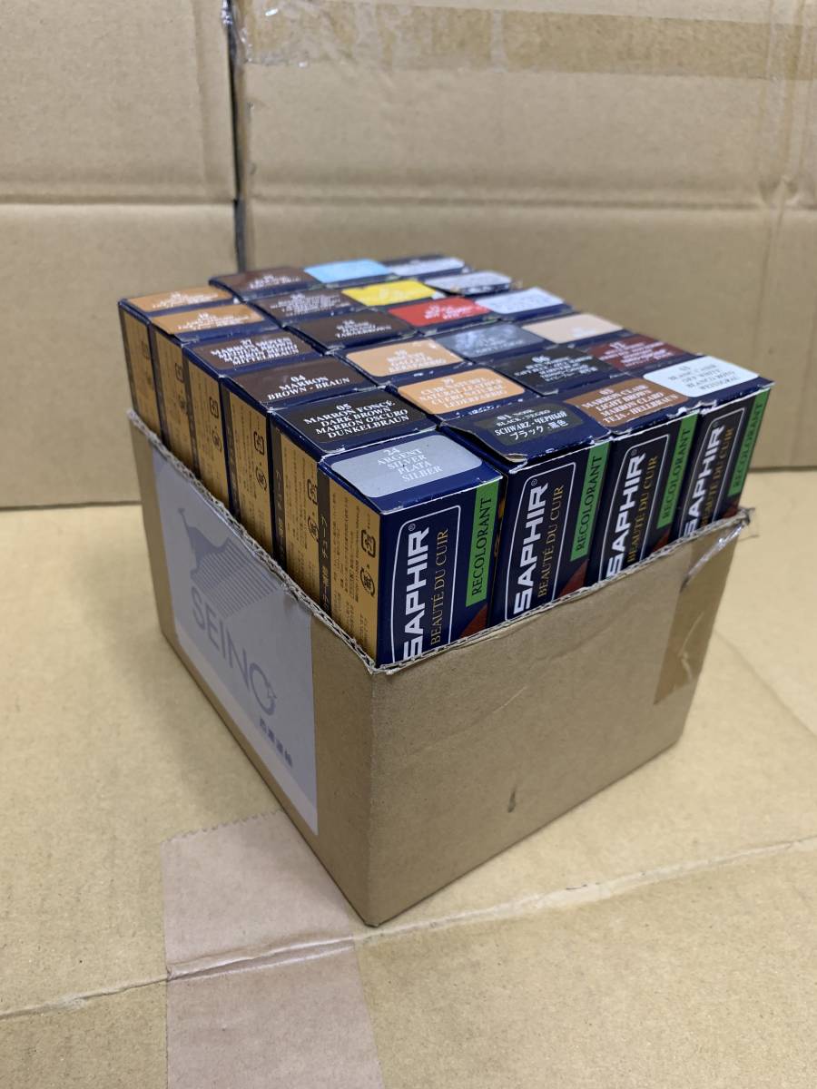【ジャンク品】　SAPHIR サフィール　レノベイティングカラー補修　チューブ　24本セット　大量　まとめ売り　靴修理　 レノベイティング チューブ SAPHIR Blog Saphir│サフィール レノベイティングカラー補修クリームを使用した傷補修～革靴編～サフィール