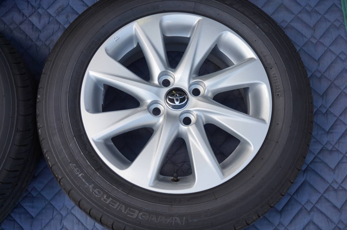 アクア タイヤ 新型アクア 185⁄65R15 4本セット 22年製タイヤ ナット