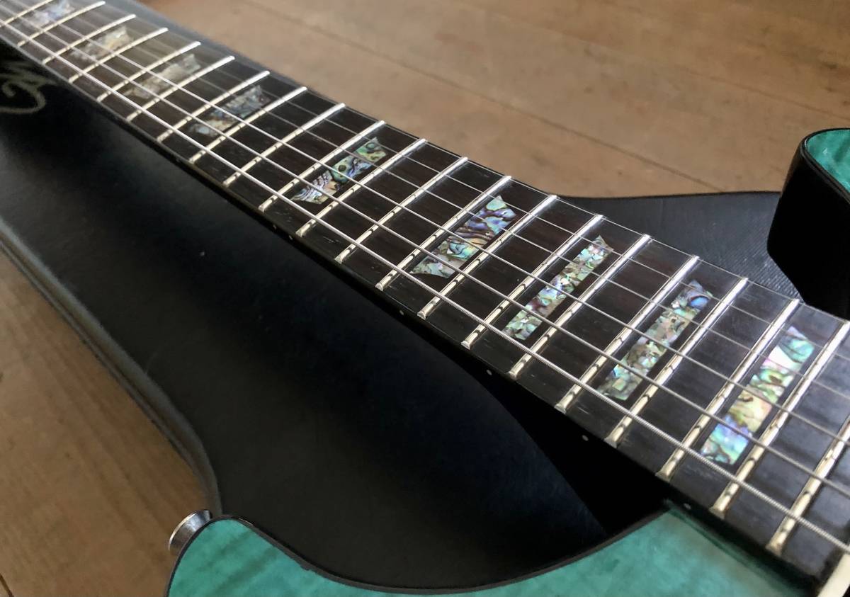 極美品 Epiphone Tak Matsumoto DC Standard Aqua Blue 日本限定 