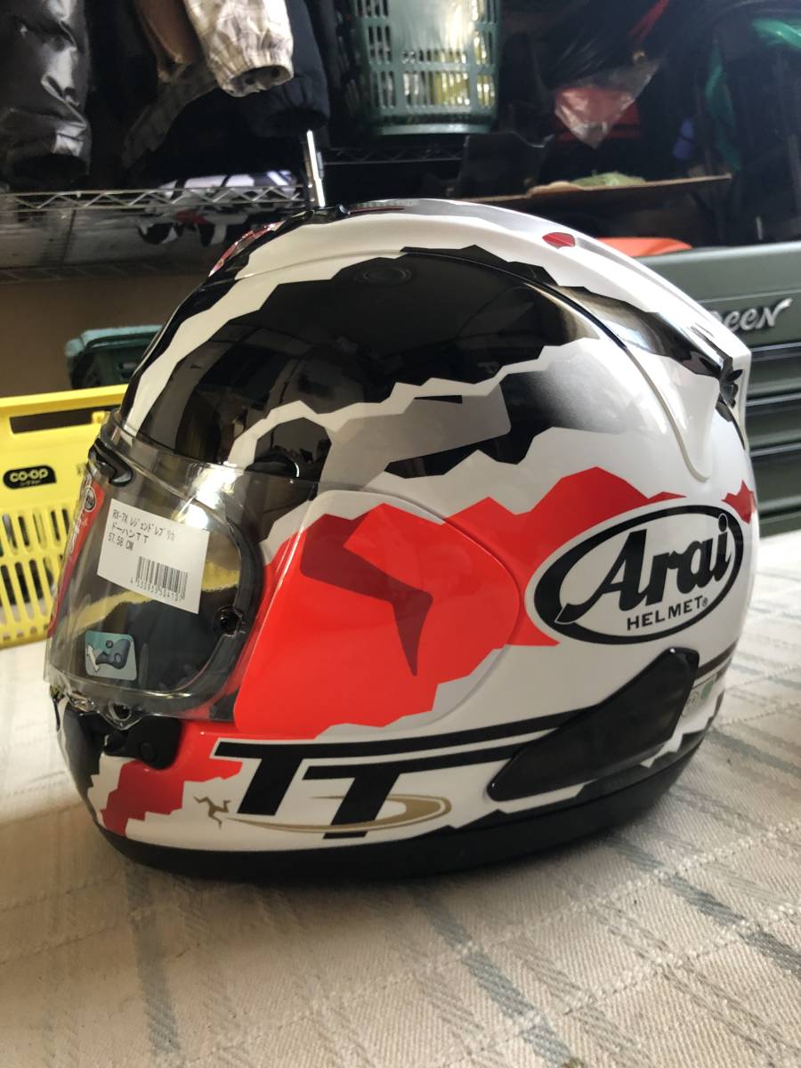 Araiヘルメット RX-7X ドゥーハンTT スモークシールド付(Mサイズ