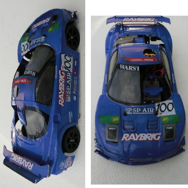 中古 タミヤ avex童夢 無限 NSX エンジンカー ラジコン 1/8 エンジン 