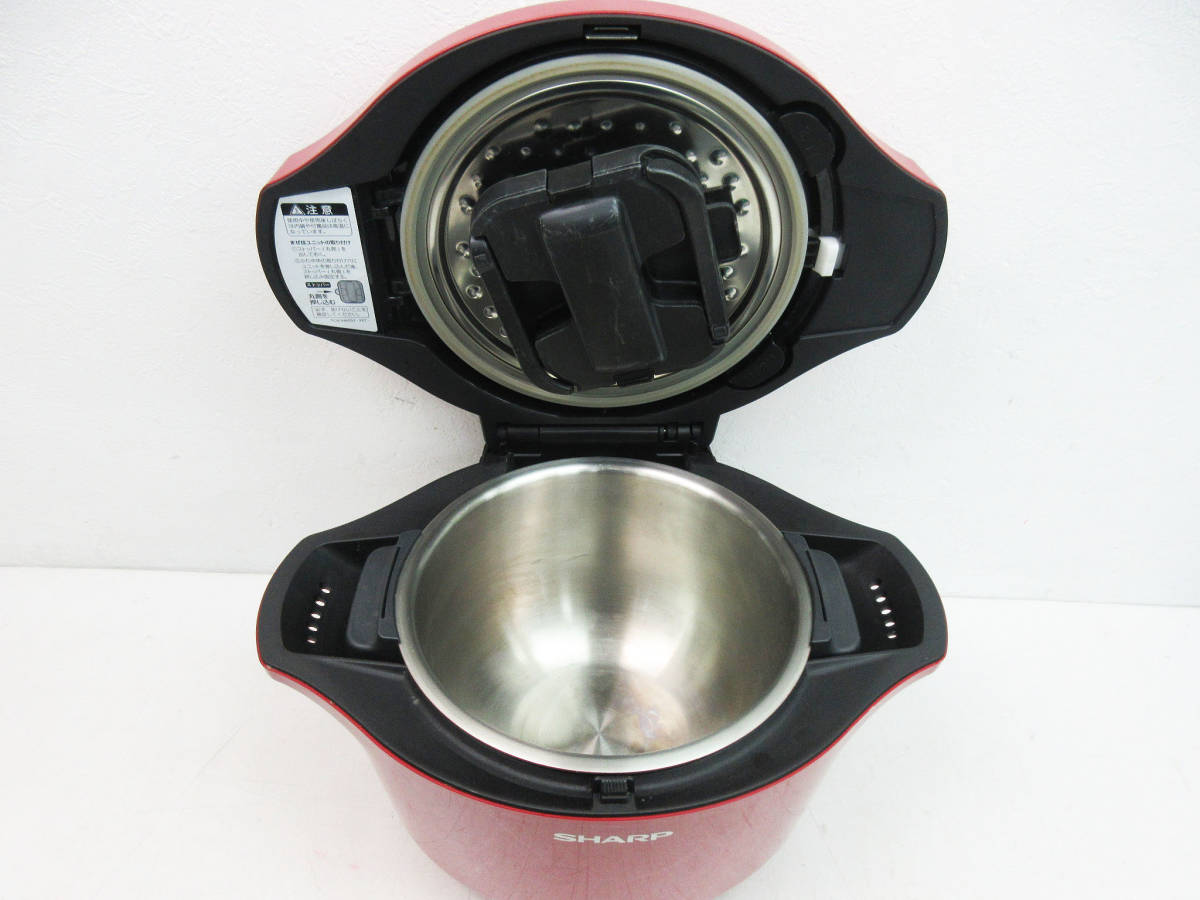KN-HT24B-R 水なし自動調理鍋 HEALSIO（ヘルシオ）ホットクック レッド系