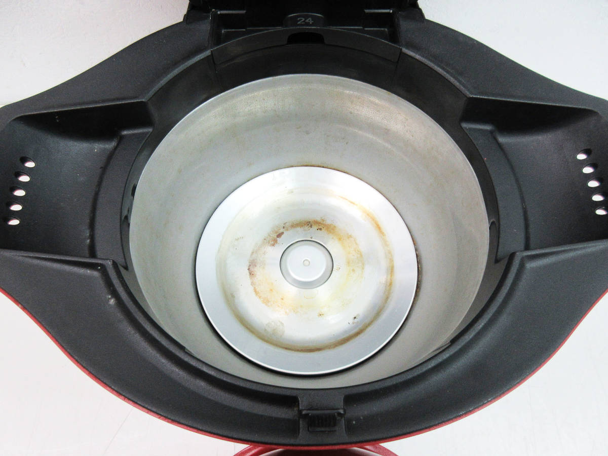 KN-HT24B-R 水なし自動調理鍋 HEALSIO（ヘルシオ）ホットクック レッド系