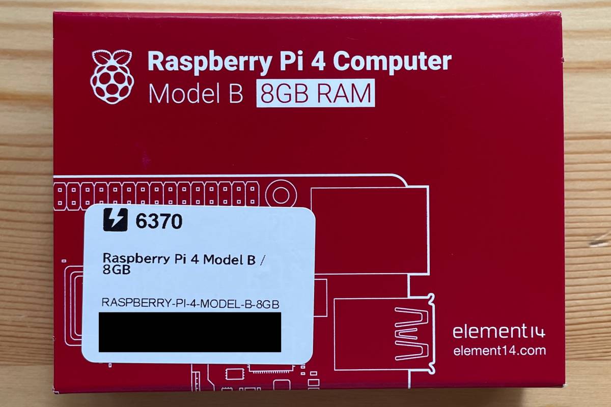 Pi 0 Model B Raspberry RAM 8GB - 新品未開封Raspberry RPI4-MODBP 