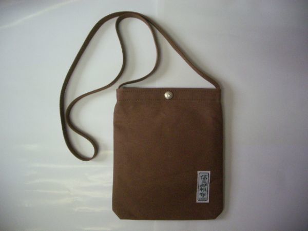 京都 一澤信三郎帆布 一澤帆布◇斜めがけ ショルダー バッグ◇こげ茶