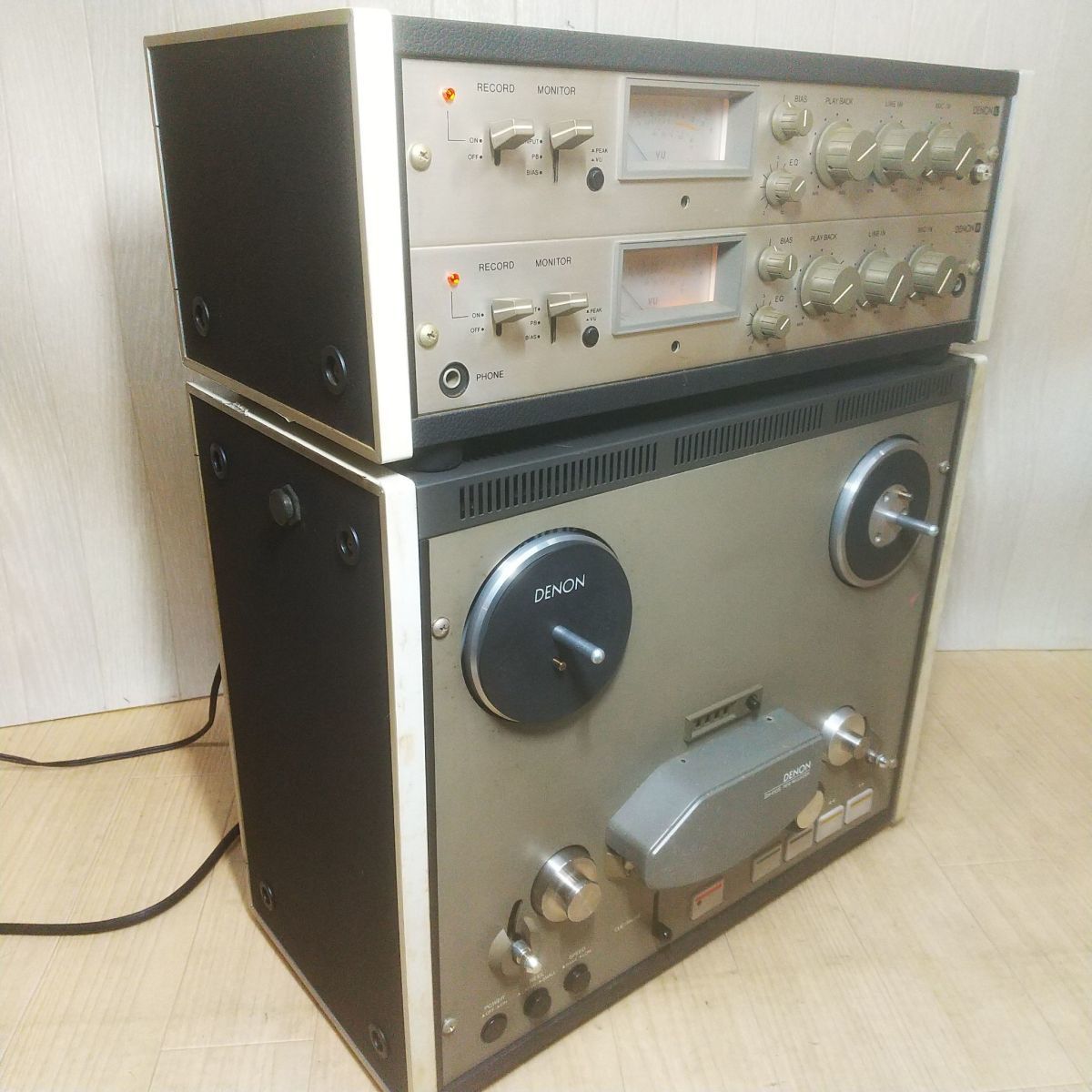 DH-610S Reel Denon DENON Open Player Working to reel To 100V 