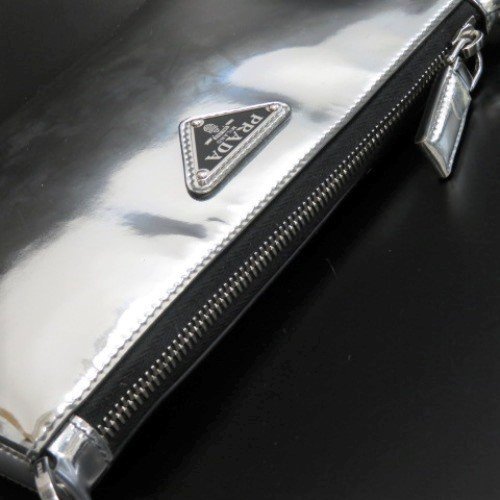 プラダ 斜め掛け ショルダーバッグ PRADA ショルダー レディース 58395☆1円スタート☆PRADA 綺麗 ロゴ ブランド レザー | ブラック (PRADA バッグ QOM