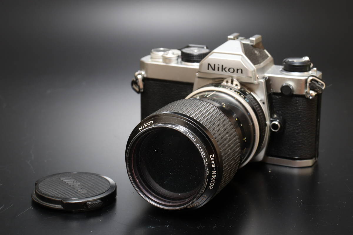 1円 Nikon FM ZOOM-NIKKOR 43-86mm 1:3.5 一眼レフフィルムカメラ