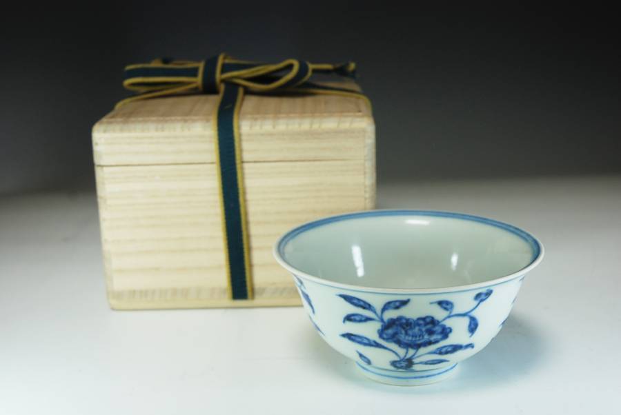 6OH5003 中国 大明弘治年製 杯 中国古玩 φ12.5 H11cm