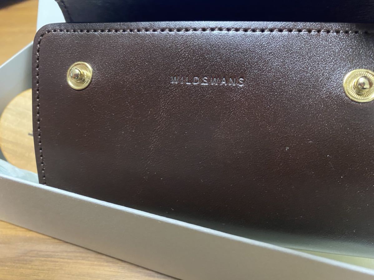 新品未使用 ワイルドスワンズ バーン サドル チョコ WILDSWANS BYRNE