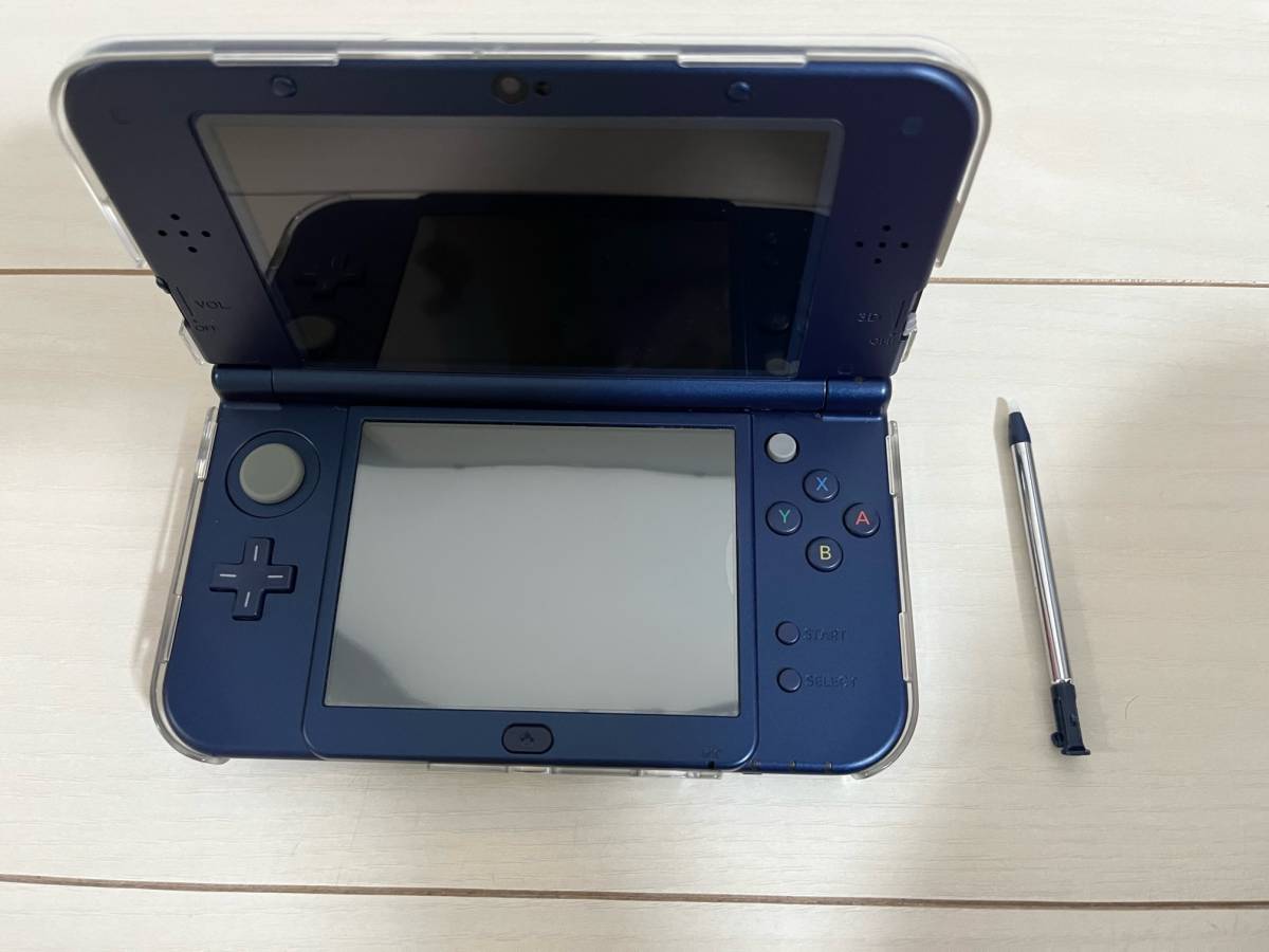 Nintendo 3DS 清々しく LL 本体 青 （充電ケーブル付き）