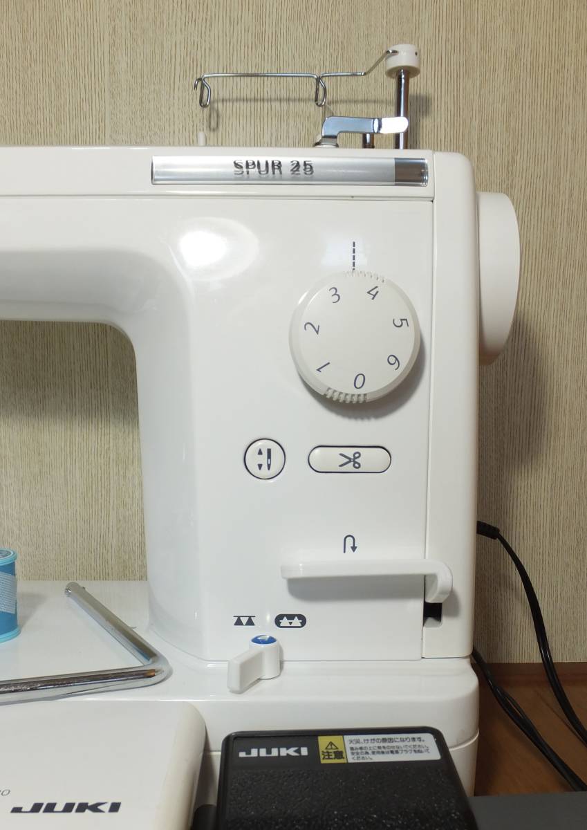 JUKI職業用本縫いミシン TL-25DX SPUR 完動中古品 JUKI職業用本縫い