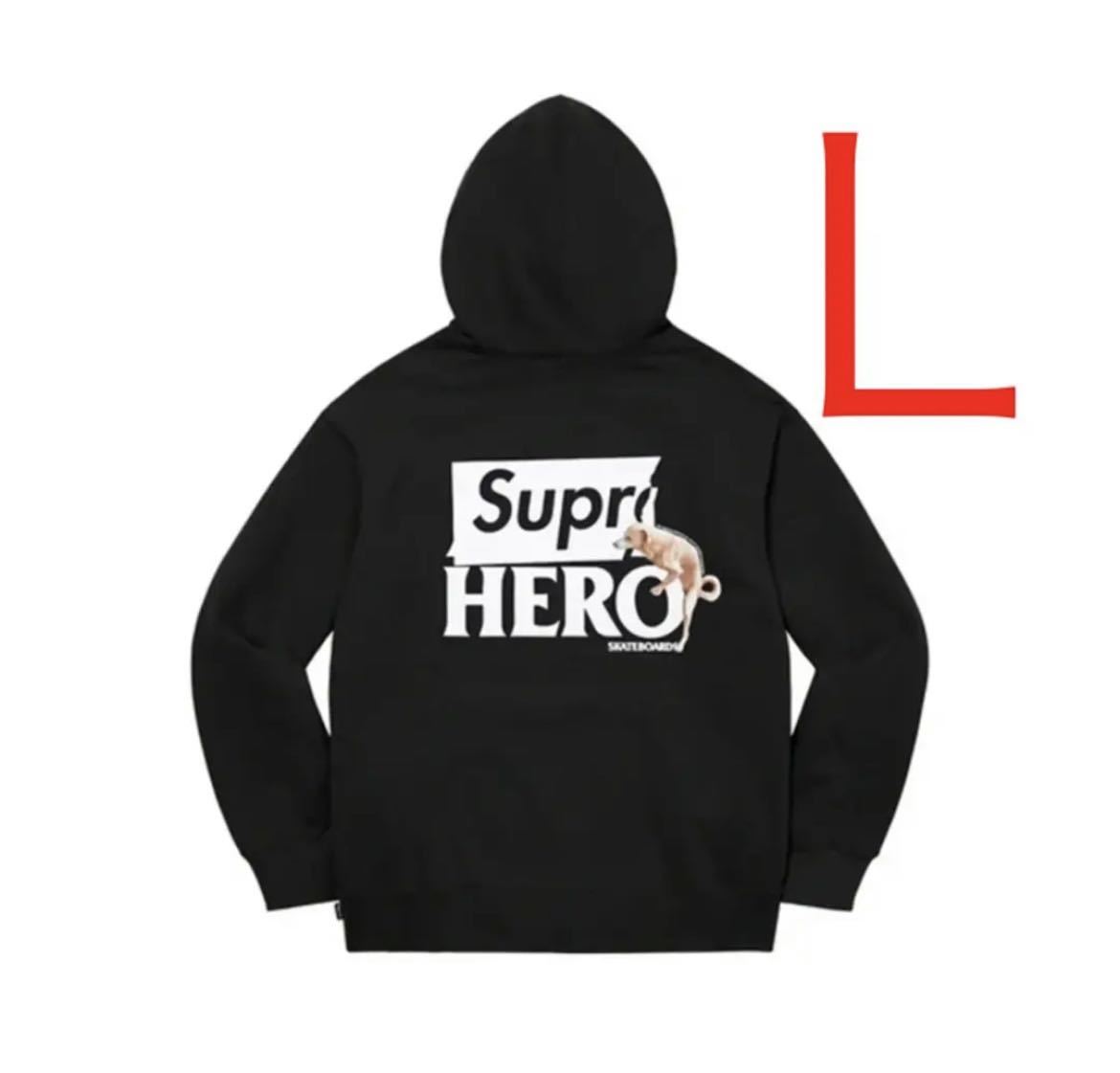 【新品】Supreme ANTIHERO Hood Sweutshirt Ｌ　シュプリーム ボックス ロゴ パーカー L アンチヒーロー ボックス ロゴ パーカー Ｌ