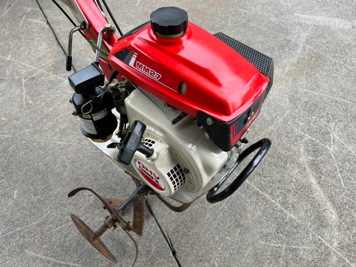 小形耕運機 三菱 MM27 4サイクル／ガソリン／2.7 馬力／前進1後進1 