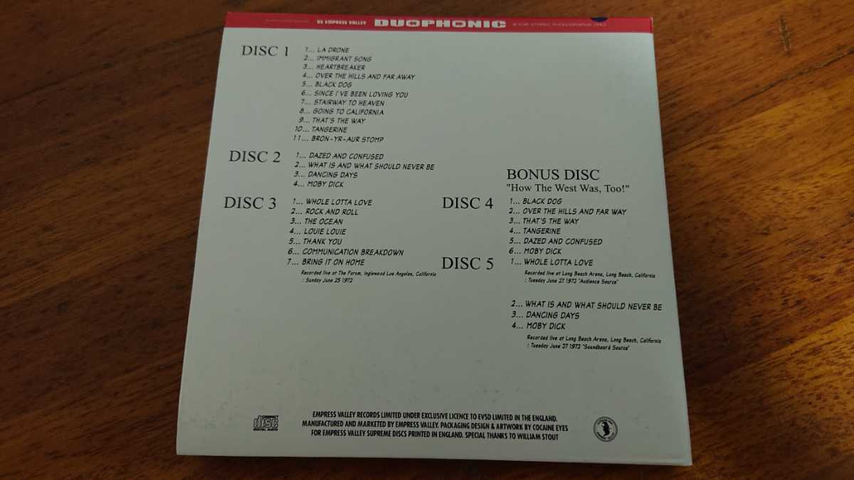 名盤！☆EMPRESS VALLEY エンプレスバレイ☆ Led Zeppelin “BURN LIKE 