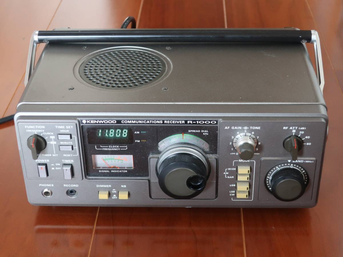 TRIO/トリオ 通信型受信機 R-1000 通電OK動作未確認