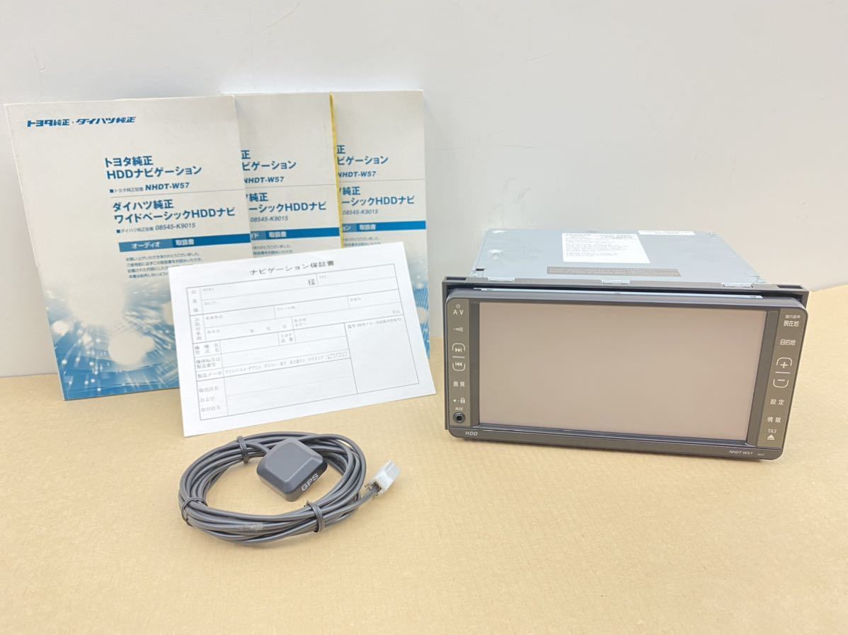トヨタ純正 HDDナビ NHDT-W57 2026年最新Yahoo!オークション -トヨタ 