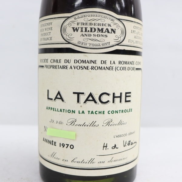 DRC LA TACHE（ラ ターシュ）1970 15％未満 750ml ※状態不良 画像要