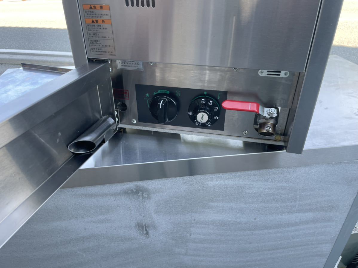 タニコー 卓上ガスフライヤー NB-TCFL-C4045G 都市ガス □中古品 タニコー ガスフライヤー 都市ガス 2017年 卓上フライヤー NB