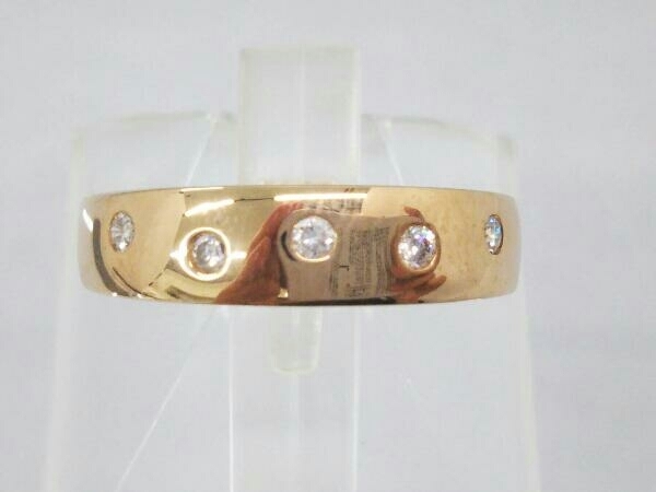 限定SALE，格安 K18 約12号 ダイヤモンド0.10ct 約2.3g リング(イエローゴールド台)｜売買されたオークション情報、yahooの商品情報をアーカイブ公開 - オークファン ゴールド台