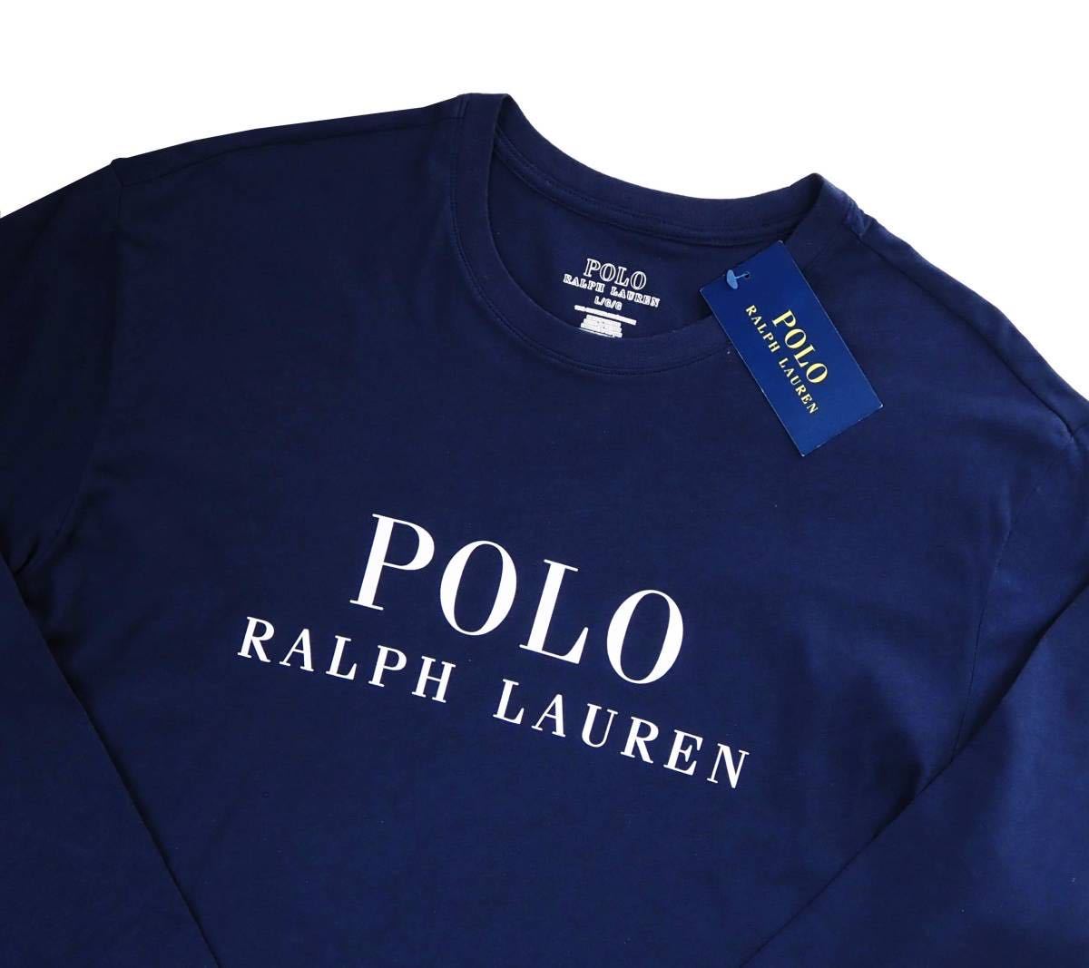 爆買い，豊富な 未着用 ポロラルフローレン正規品 日本XL前後 US L 長袖コットンTシャツ POLOロゴ ネイビー ロンT アウトドアやタウンにも(XLサイズ以上)｜売買されたオークション情報、yahooの商品情報をアー XLサイズ以上