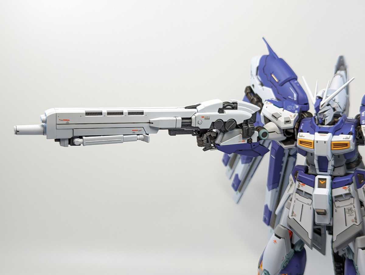 完成品 塗装改修済 バンダイ RG1/144 Hi-vガンダム ハイパーメガライフ