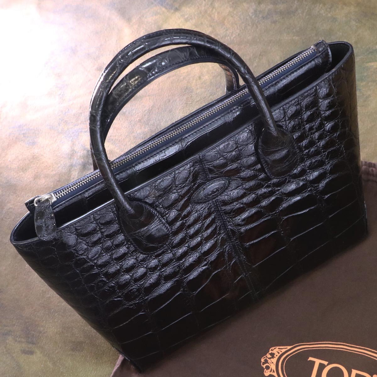 超美品》TOD'S(トッズ)トートバッグ レザー （◇TOD´S◇ トッズ