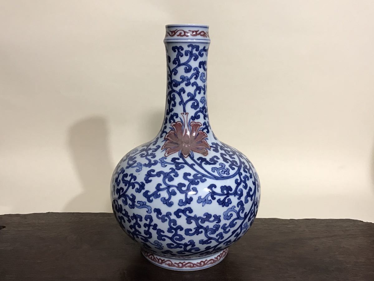 唐物 清時代 中国美術 染付 唐物コレクター 中国 南京染付 花器