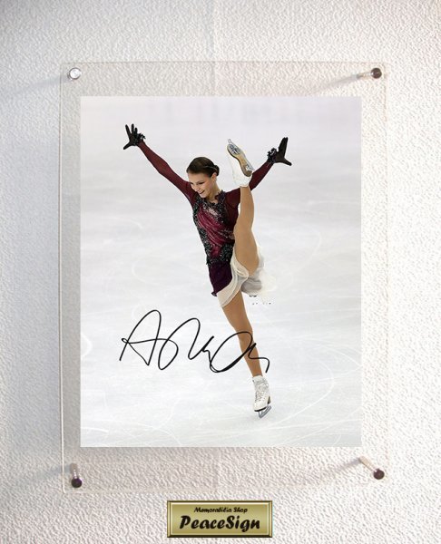 シェルバコワ（フィギュアスケート選手）直筆サイン入り写真 アンナ・シェルバコワ☆直筆サイン写真☆証明書COA◇8333 直筆サイン
