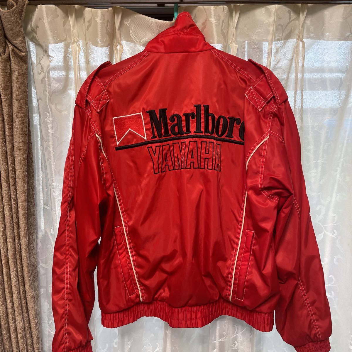 YAMAHA Marlboro RACING ヤマハ マルボロ レトロ ナイロンジャケット 