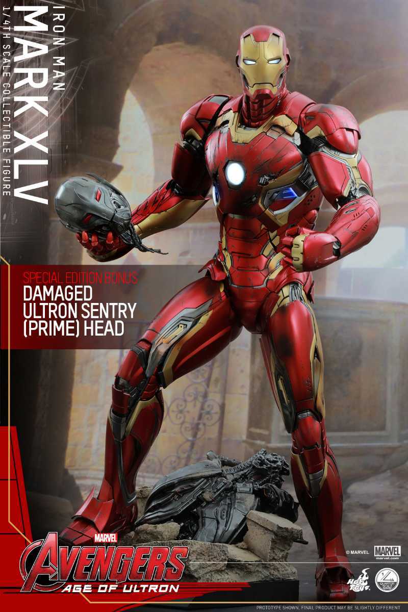 未使用】1/4 ホットトイズ アイアンマン・マーク45「トイサピ限定