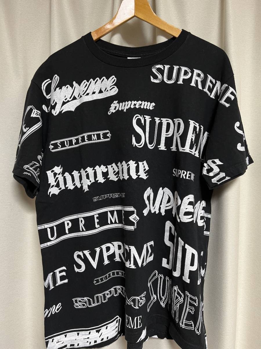  美 Mサイズ 20F/W Supreme Multi Logo Tee Black Medium シュプリーム マルチロゴ 黒 ブラック Mサイズ(Mサイズ)｜売買されたオークション情報、yahooの商品情報をアーカイブ公開 - オークファン 男性用