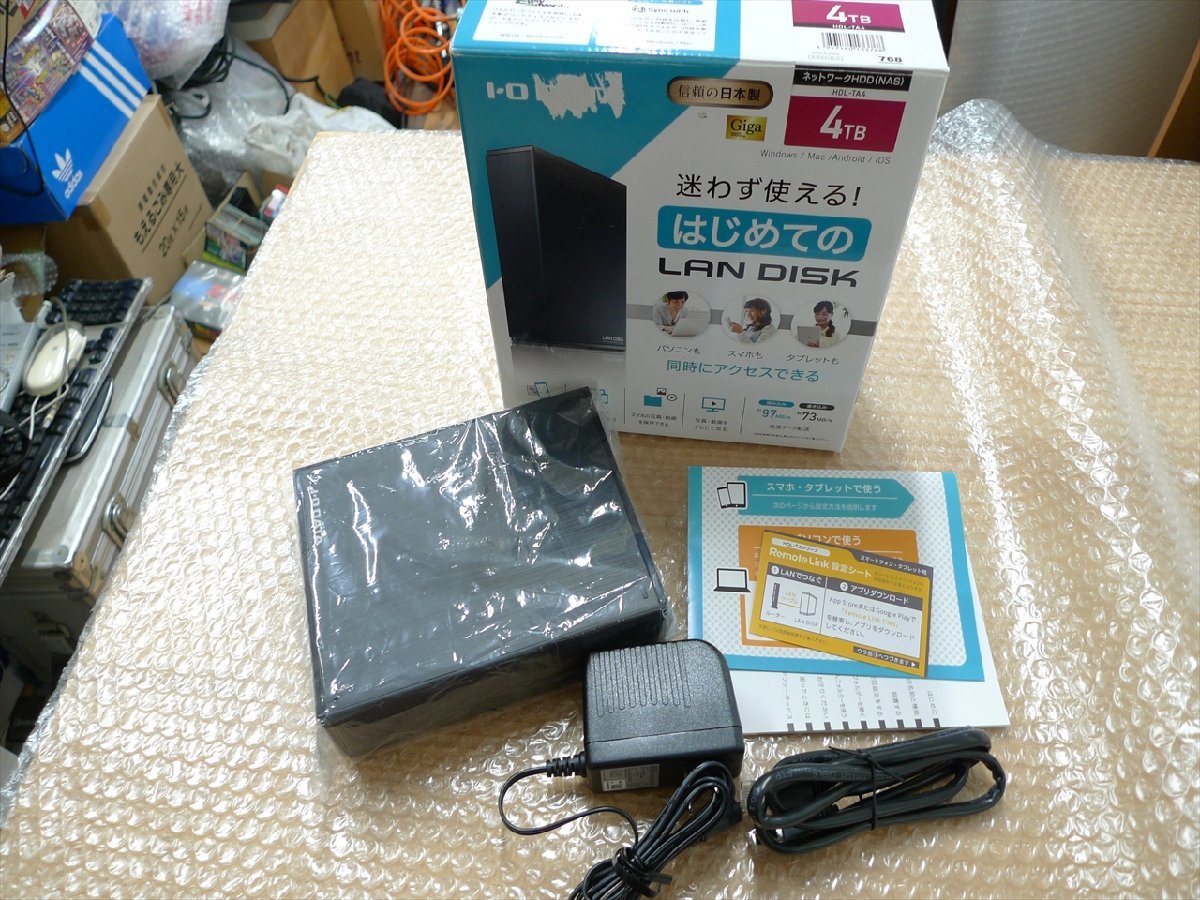 現状品 IO DATA HDL-TA4 ネットワーク接続ハードディスク(NAS)