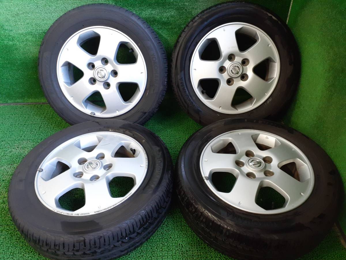 日産 セレナ純正ホイール 15×5.5J ヨコハマ夏タイヤセット 売切!! 日産