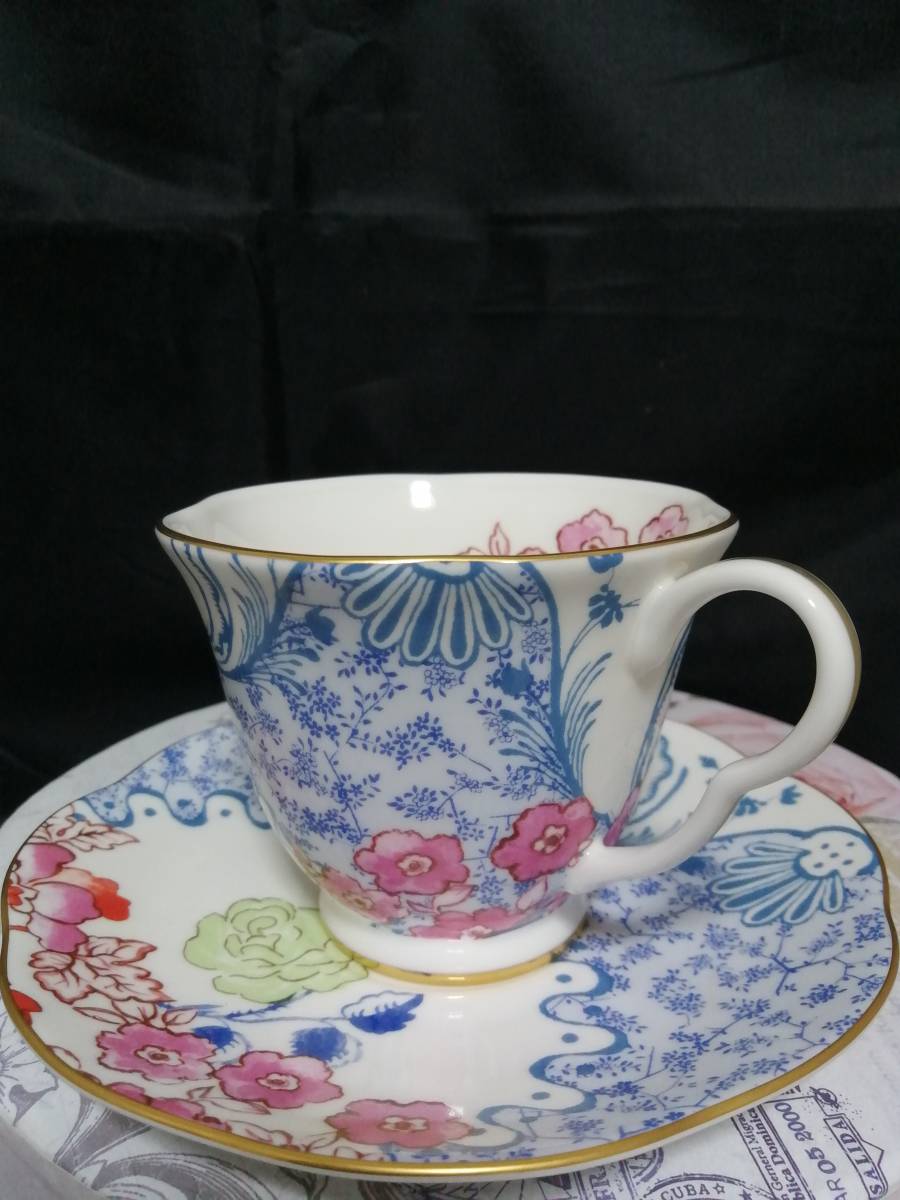 新品未使用◇自宅保管 ウェッジウッド バタフライブルーム カップ＆ソーサー WEDGWOOD
