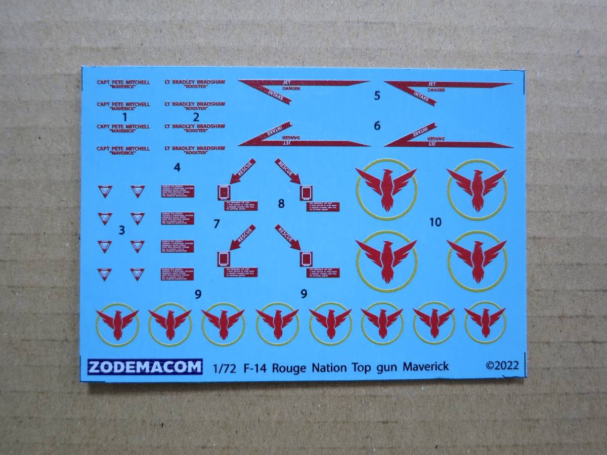  1/72 F-14 ならず者国家仕様水転写デカール 検＠トップガン マーヴェリック TOPGUN MAVERICK Rogue Nation(アメリカ)｜売買されたオークション情報、yahooの商品情報をアーカイブ公開 - オークファン アメリカ