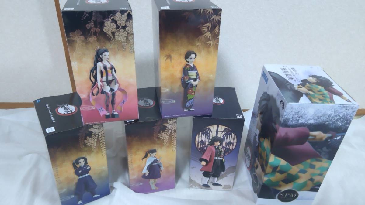鬼滅の刃 珠世 フィギュア 未開封 6体セット 魘夢 鬼ノ装 真菰 愈史郎 煉獄千寿郎 竈門炭治郎 絆ノ装 | 堕姫 mini A