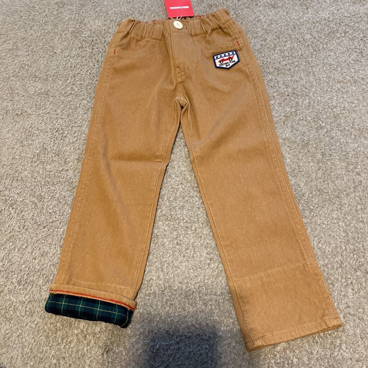 ジーンズ祭り　即決　新品　ミキハウス　ストレッチカラージーンズ　100 デニムパンツ