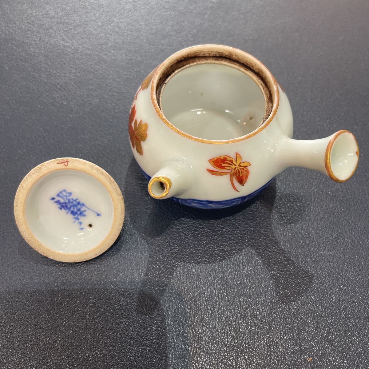 大日本永楽造 金彩 急須 煎茶道具 茶器 茶道具 銘 楽久希『大日本