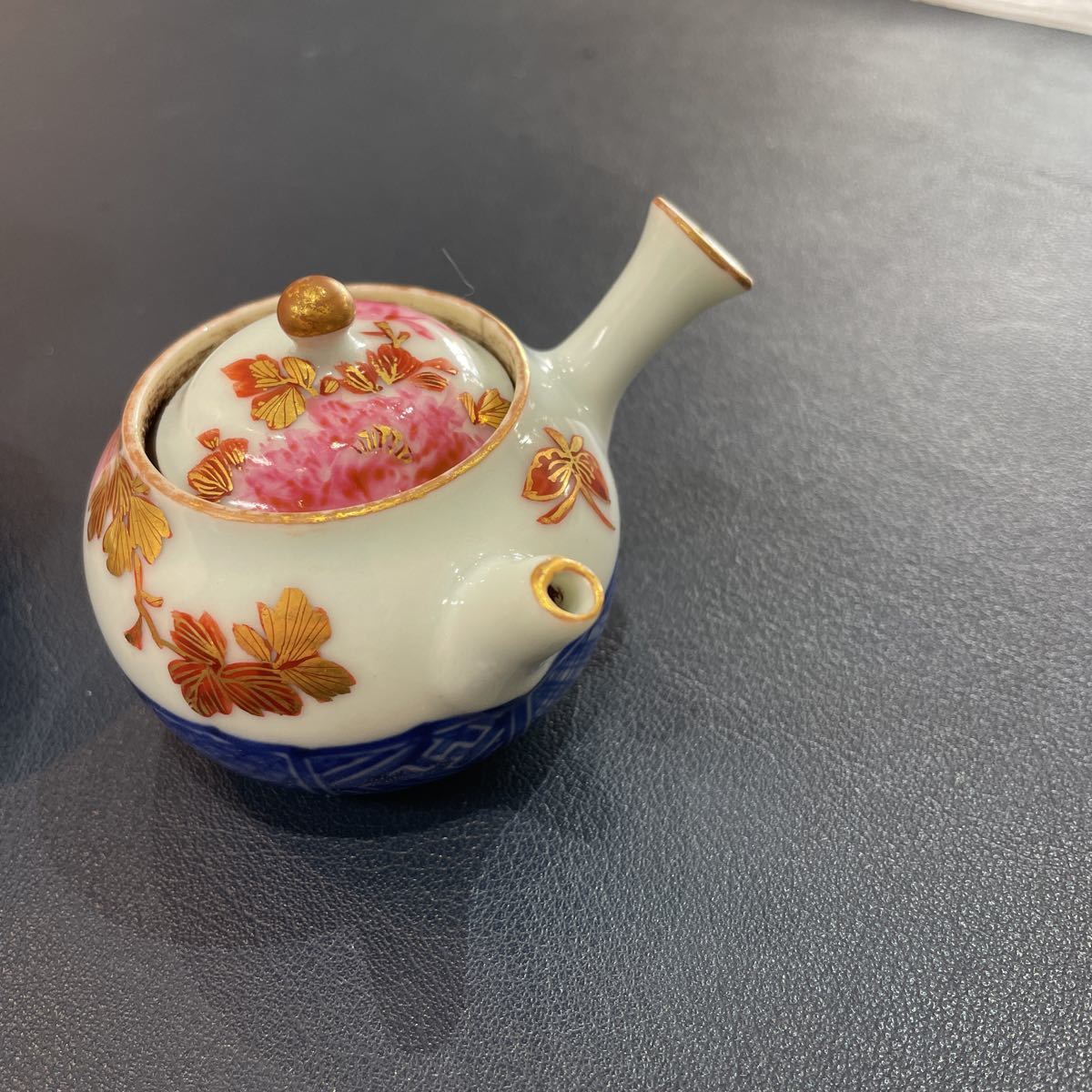 大日本永楽造 金彩 急須 煎茶道具 茶器 茶道具 銘 楽久希『大日本