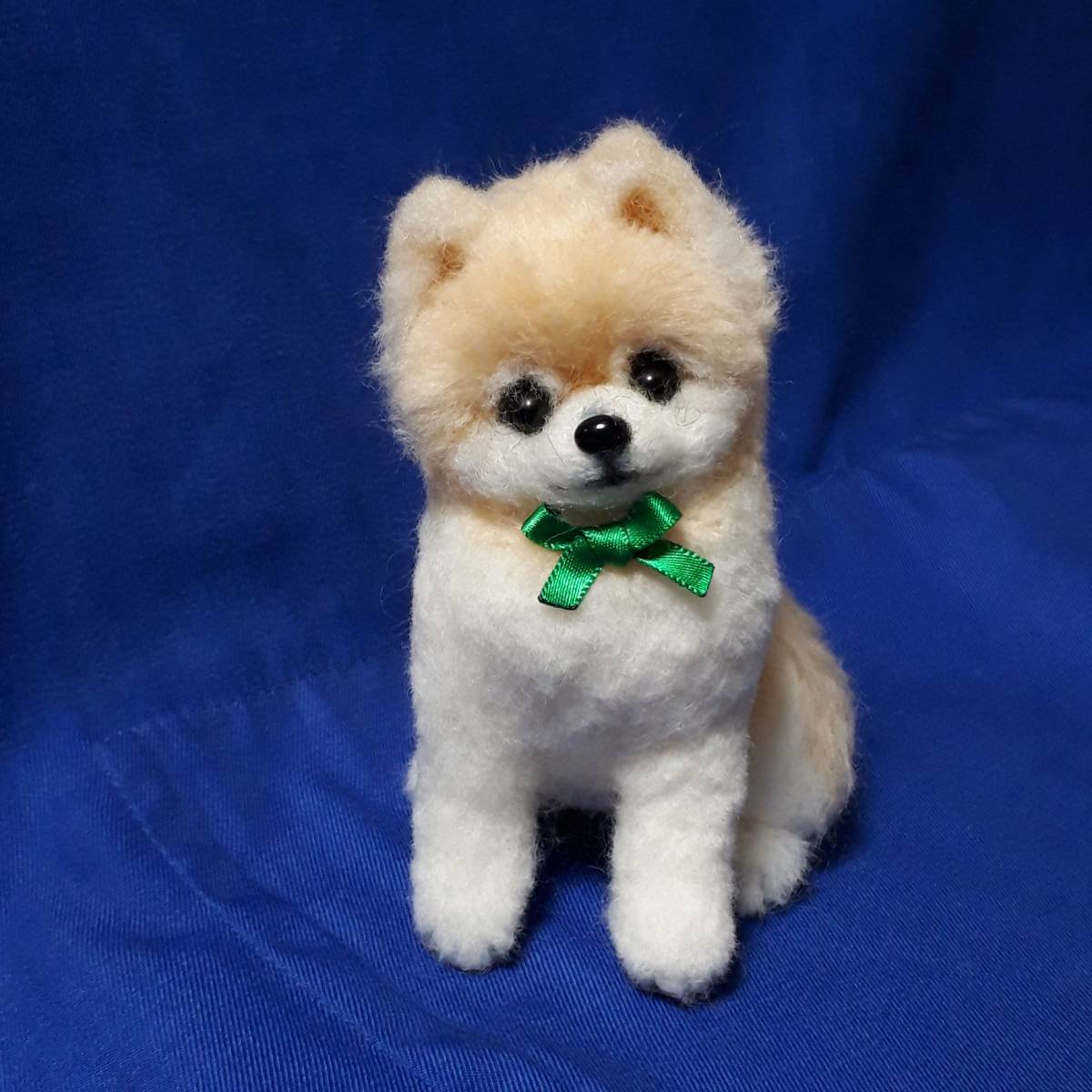 羊毛フェルト 犬 ポメラニアン サマーカット 柴犬カット(羊毛フェルト