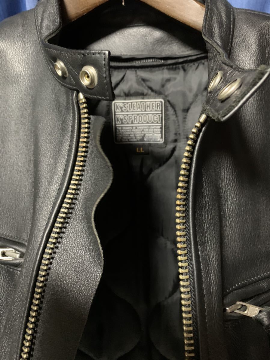 KADOYA K'SLEATHER K'SPRODUCT 防寒ジャケットLL