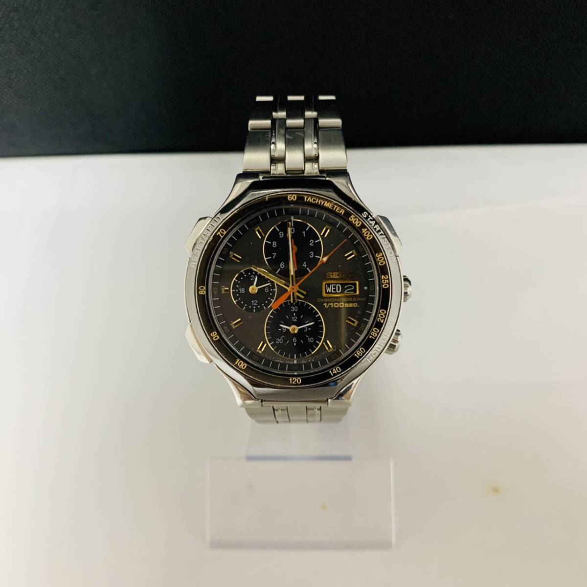 セイコー スピードマスター 7T59-7A00 稼動品 5038961円スタートSEIKO