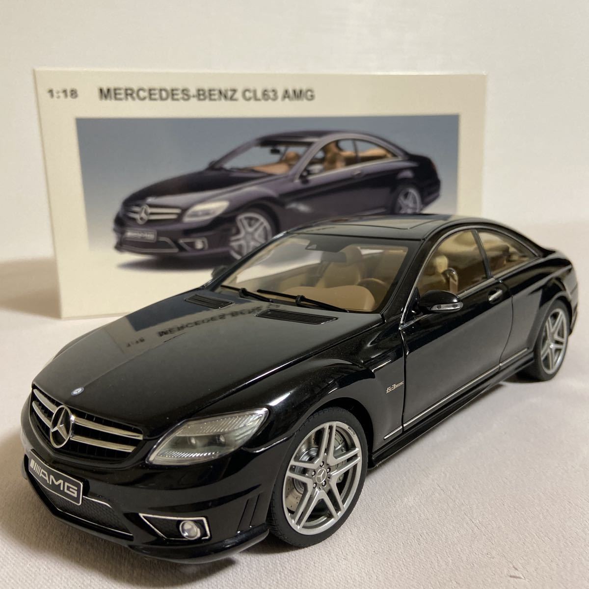 破損 箱無し オートアート 1/18 メルセデス・ベンツ C-Klasse ネイビー