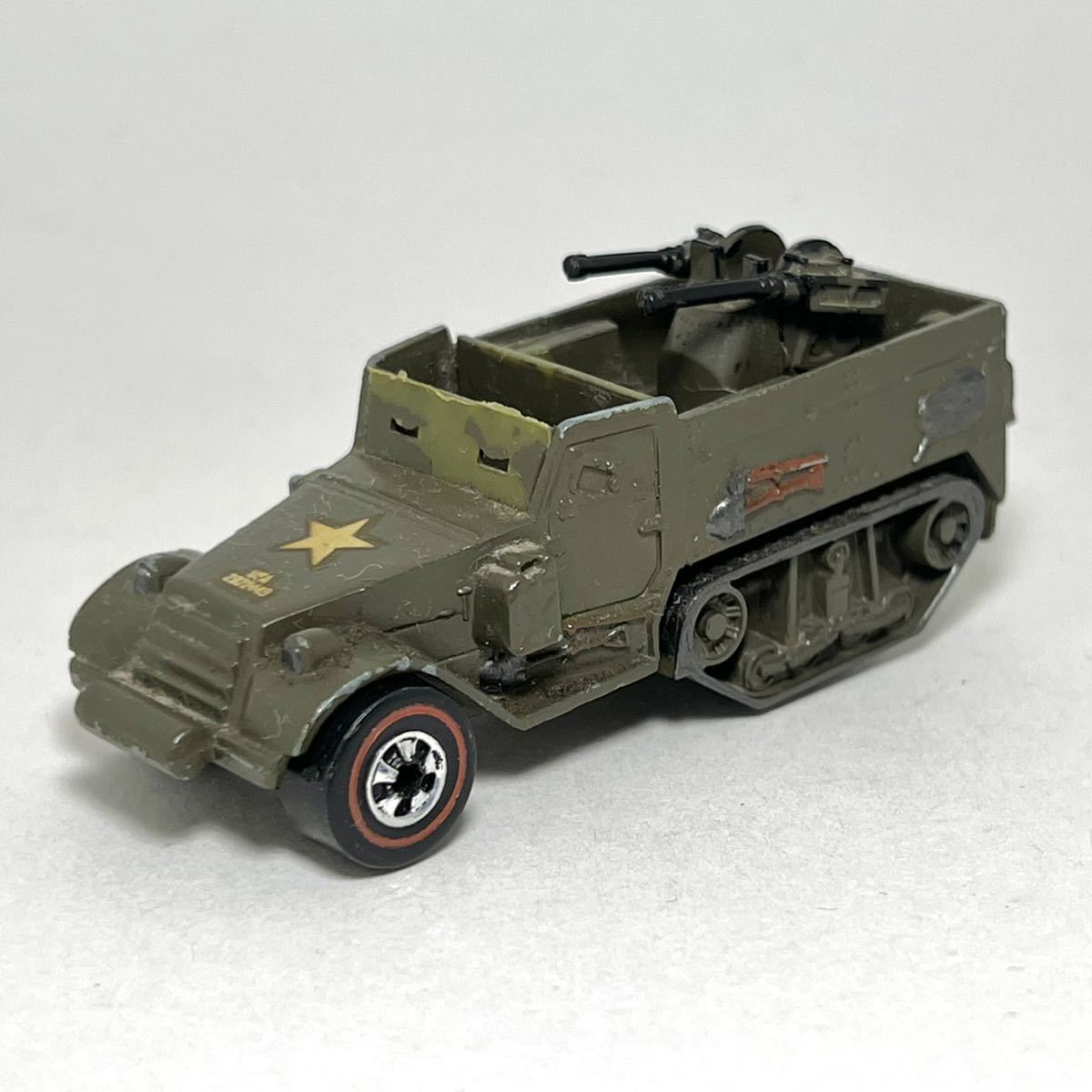  HW レッドライン 機関銃装甲車 ガンバケット オリーブ マテルのミニカ 42 Gun Bucket Redline HotWheels ホットウィール(乗用車)｜売買されたオークション情報、yahooの商品情報をアーカイブ公開 - オ 乗用車