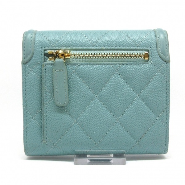シャネル CHANEL 3つ折り財布 A81940 マトラッセ，CCフィリグリー 