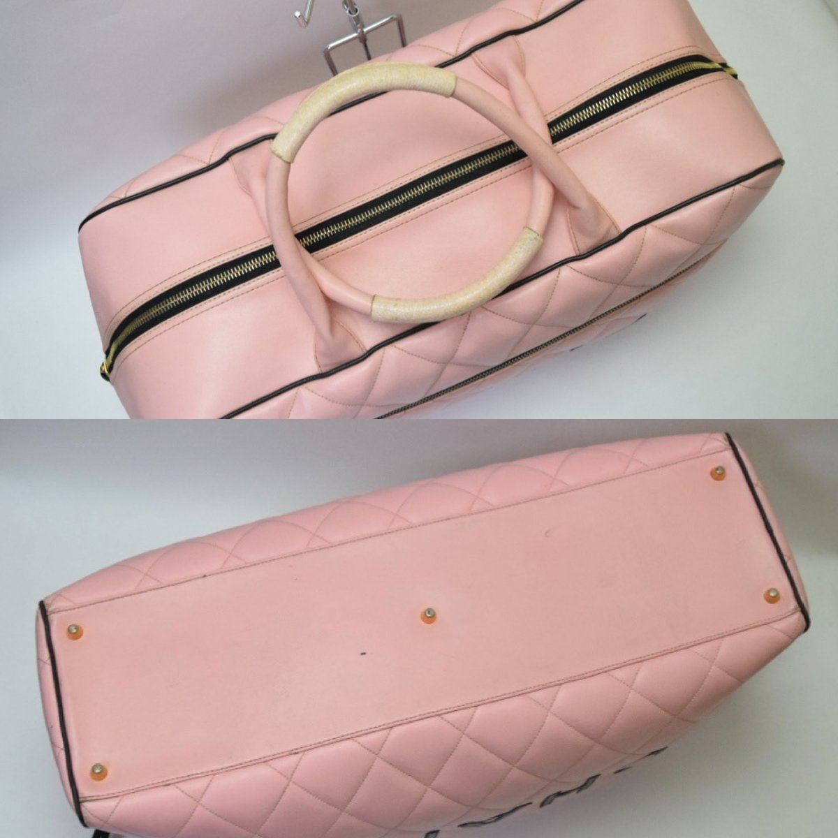 送料込み CHANEL シャネル ボストンバッグ ボーリングバッグ スポーツ 