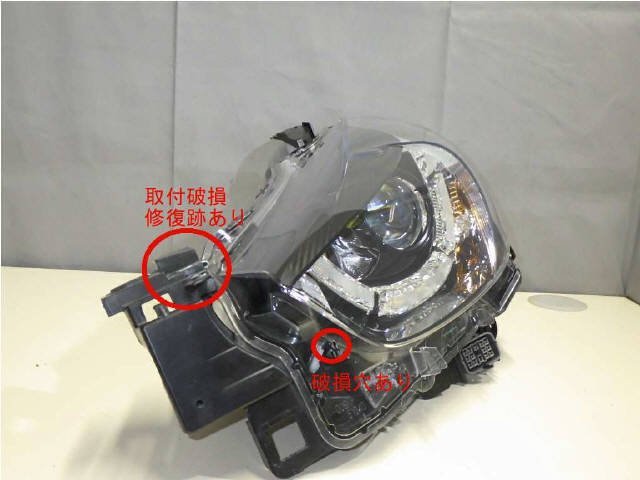 デミオ DJ系 LED 左ヘッドライト KOITO 100-18373 刻印:Z D09K-51040
